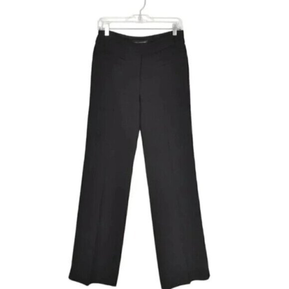 Sandra Angelozzi Couture Wide Leg Black Pants Lined Size 6 - Picture 1 of 10